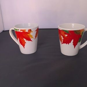 Royal Norfolk Coffee Cups Pair Microwave and Dishwasher Safe